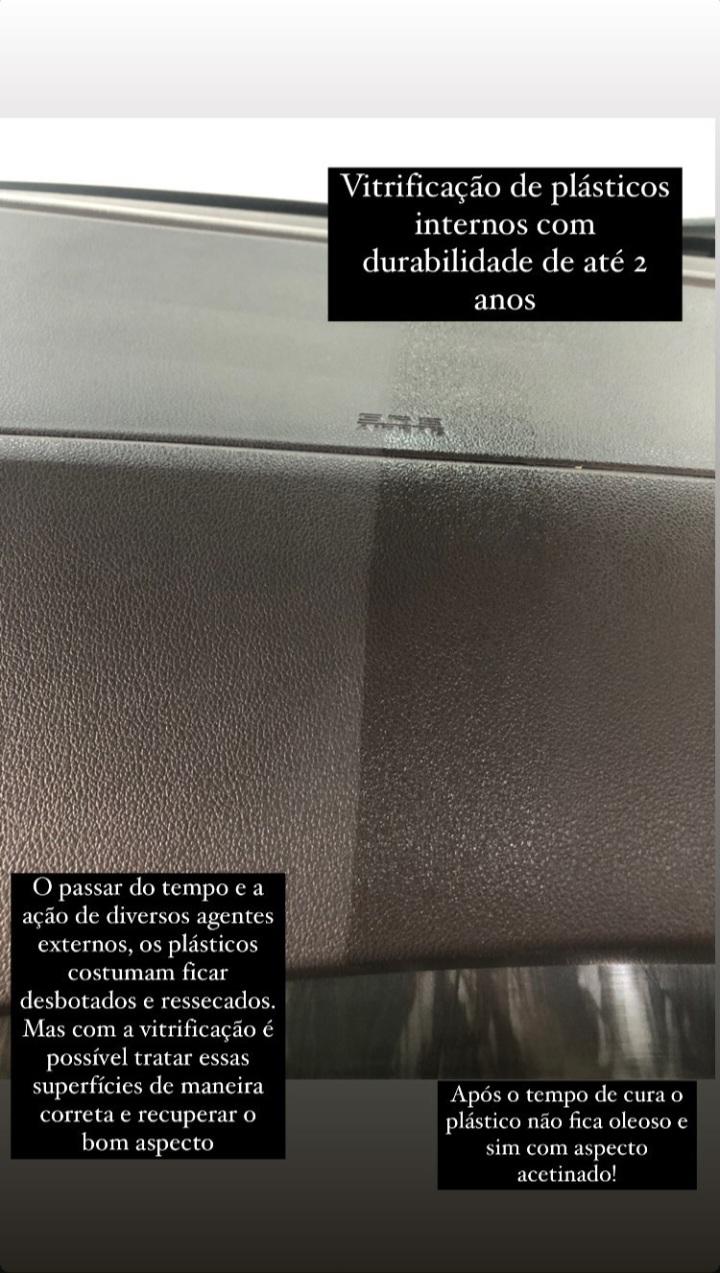 Vitrificação de plásticos internos